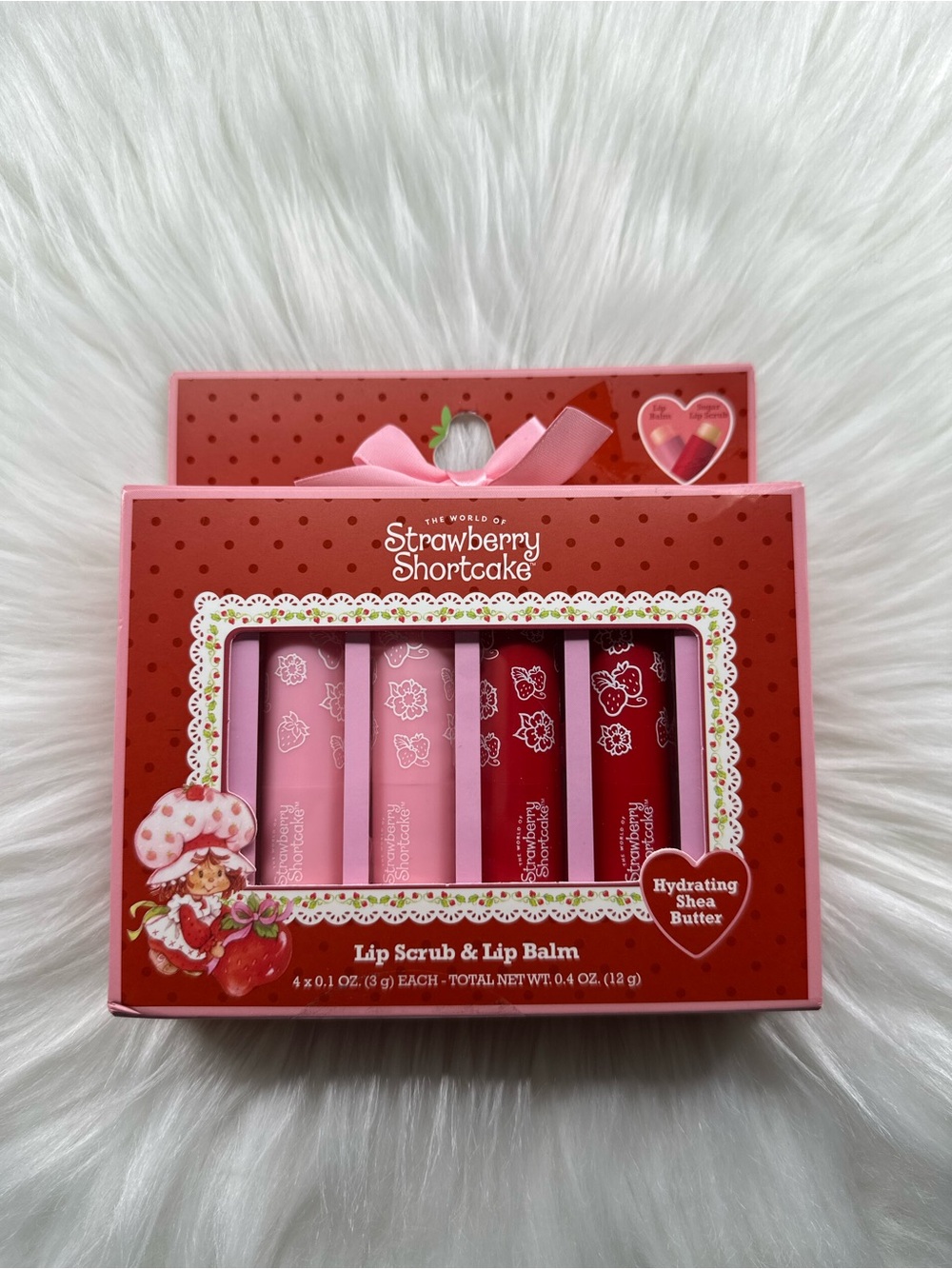 Strawberry Shortcake Lip Scrub & Lip Balm Set